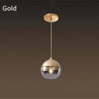 Brina Gradient Frosted Balloon Pendant Light