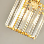 Vina Modern Clustered Cylinder Glass Pendant Light in Black and Gold