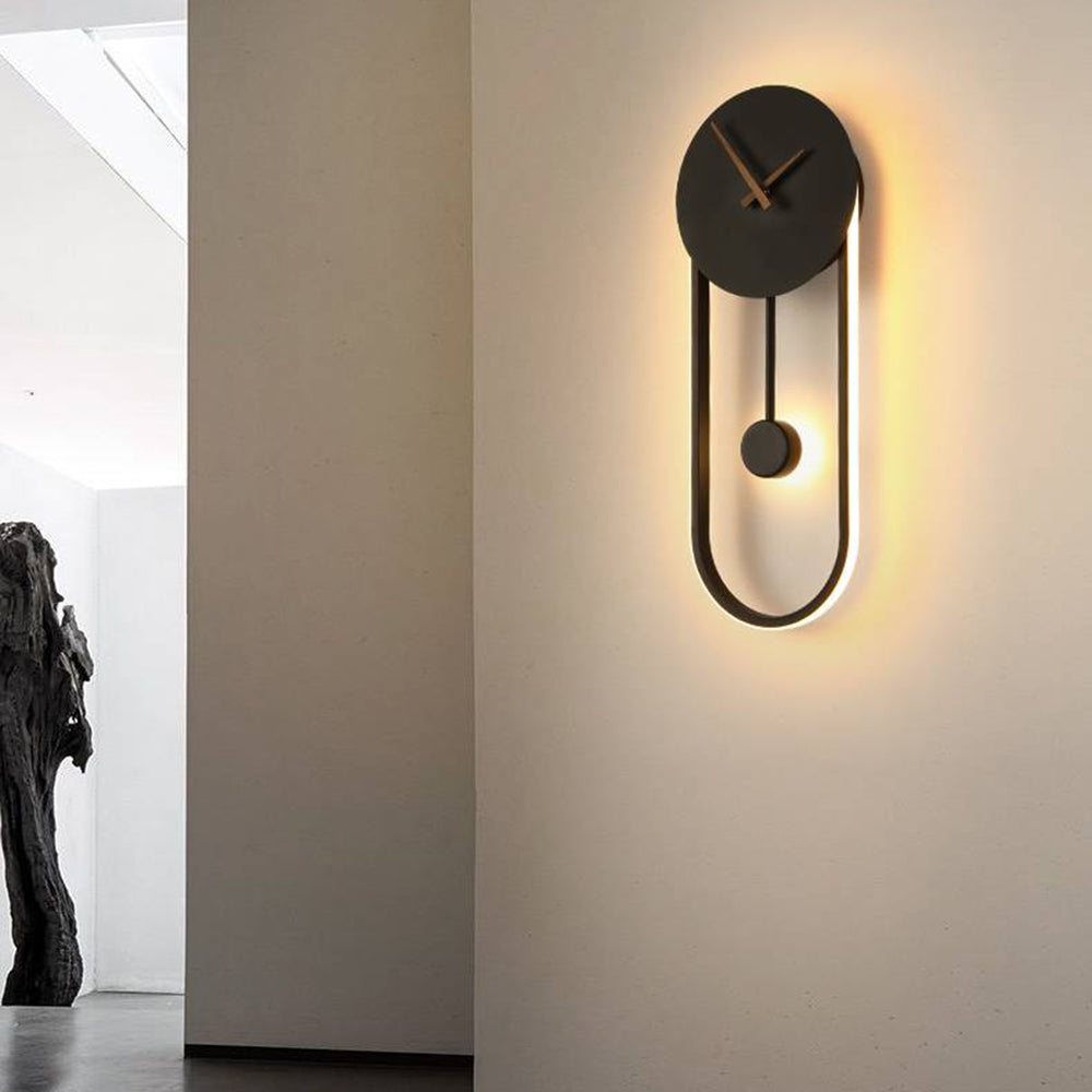 Arisha Nordic Wall Clock Lamp