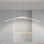 Floa Minimalist Linear Metal Pendant Light with Remote Control