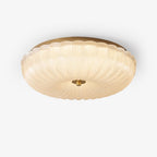 Halo Rippled Glass Ceiling Light