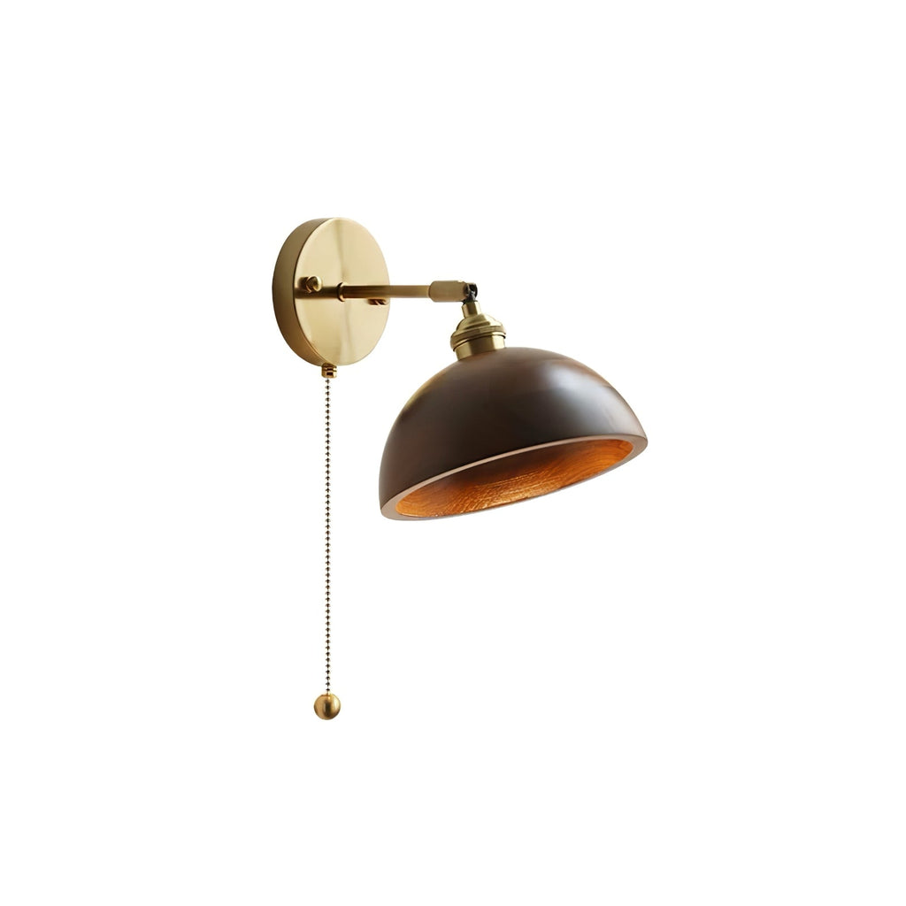 Eira Vintage Wall Sconce with Pull-Chain Switch
