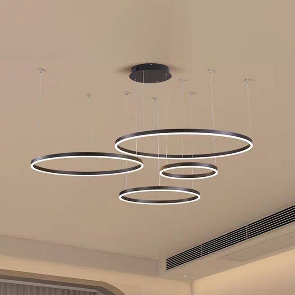 Remi Tri-Circle Linear Pendant Light