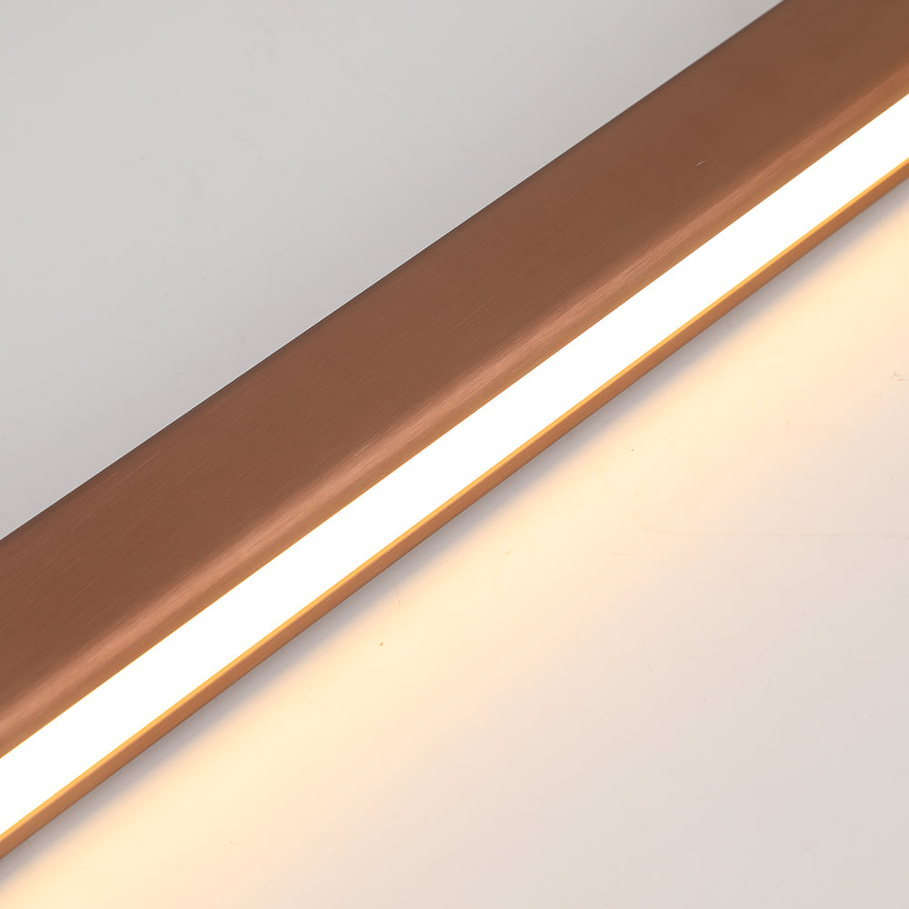 Thala Modern Linear Metal LED Pendant Light - Black or Brown