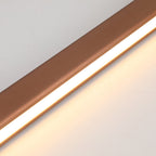 Thala Modern Linear Metal LED Pendant Light - Black or Brown