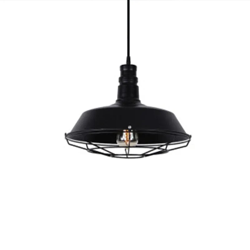 Epoch Rustic Industrial Pendant Light Shade - Black