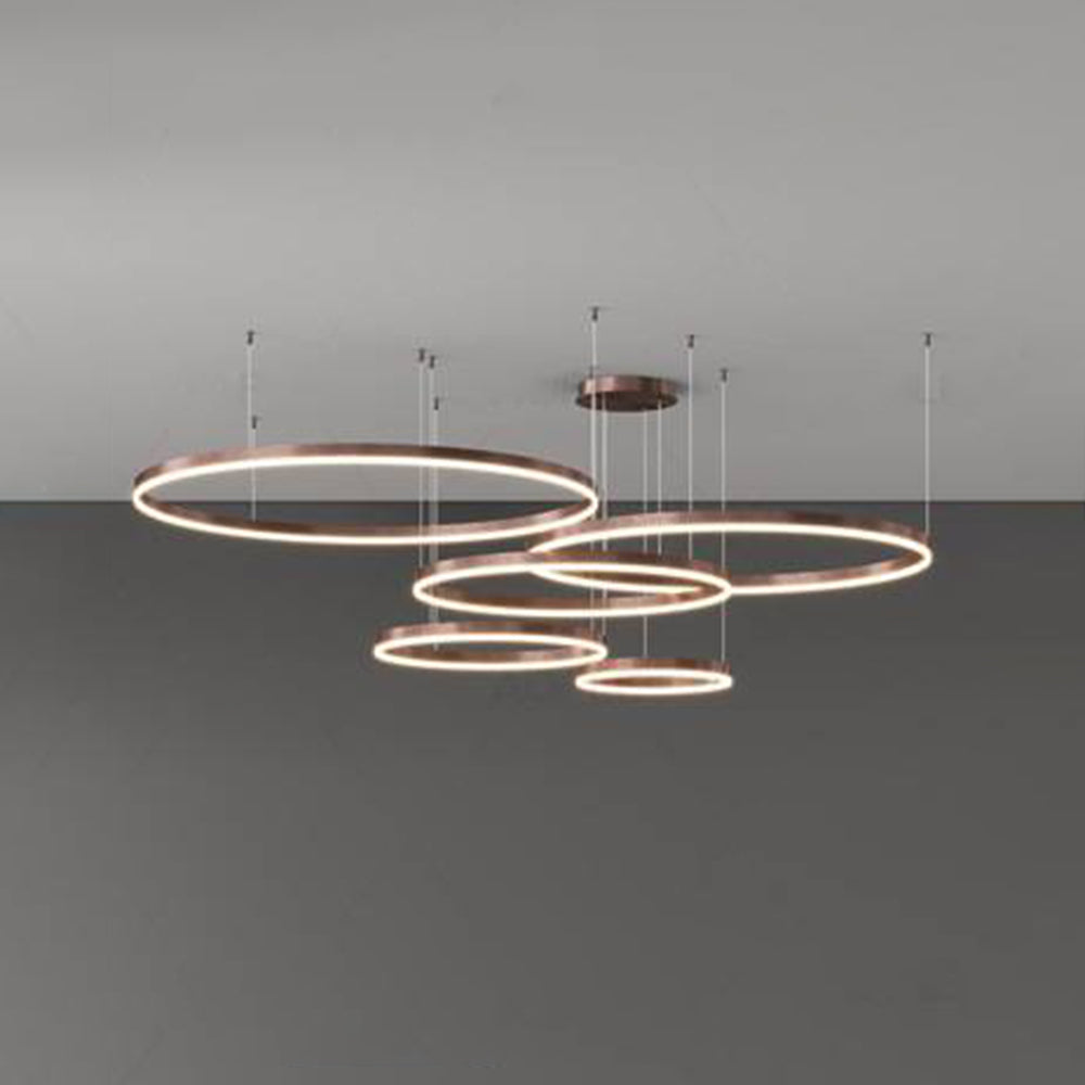 Remi Tri-Circle Linear Pendant Light