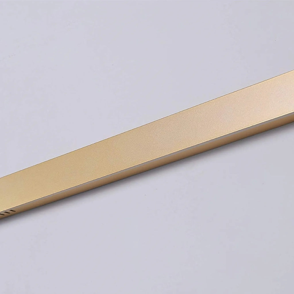Gravo Minimalist Linear Metal Wall Lamp – Gold, Black, White