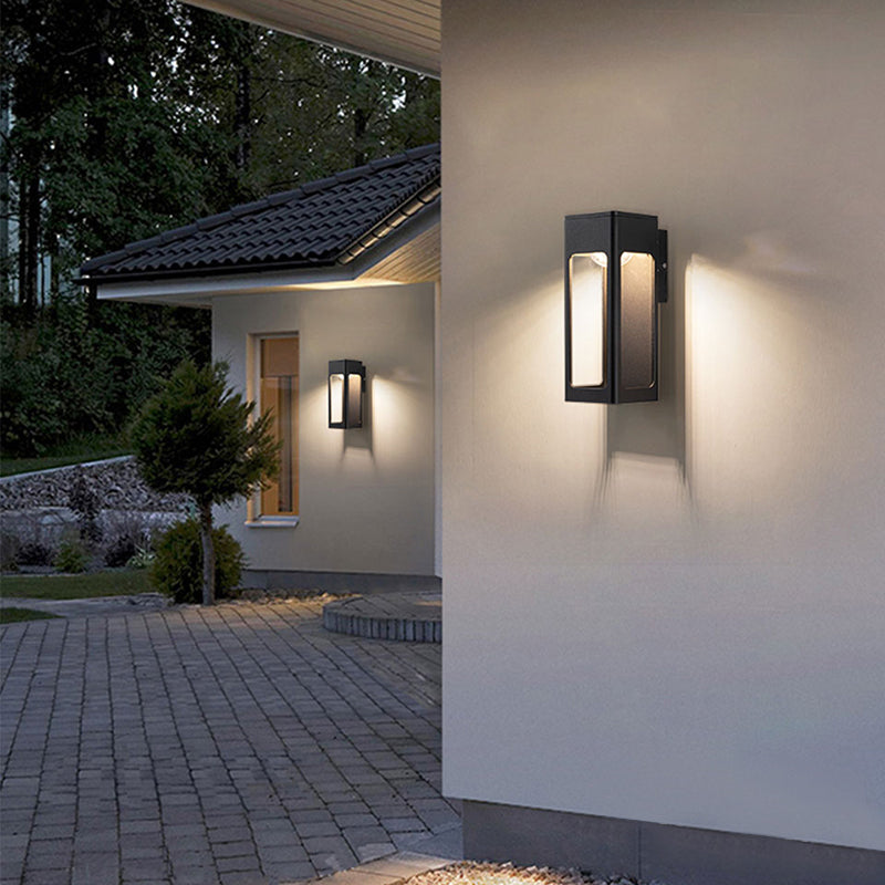 Solith Modern Waterproof Minimalist Geometric Outdoor Wall Light