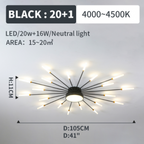 Wesley Modern Firework LED Ceiling Light
