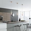 Gold Teardrop Pendant Light