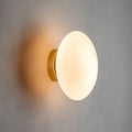 Valentina Modern Globe-Shaped LED Vanity Wall Lamp, Metal & Glass