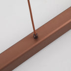 Thala Modern Linear Metal LED Pendant Light - Black or Brown