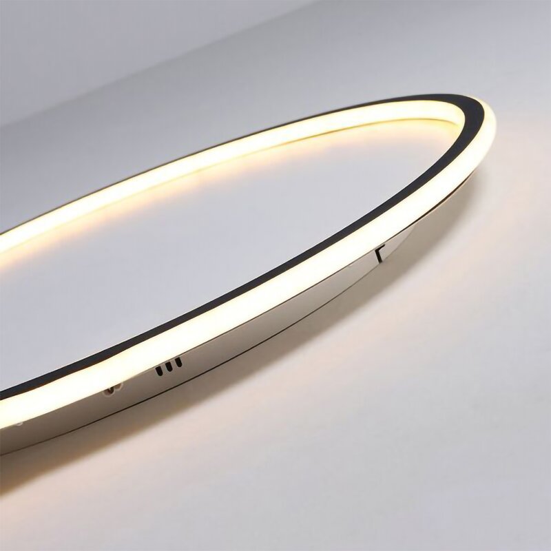 Quasso Modern Round LED Flush Mount Ceiling Light