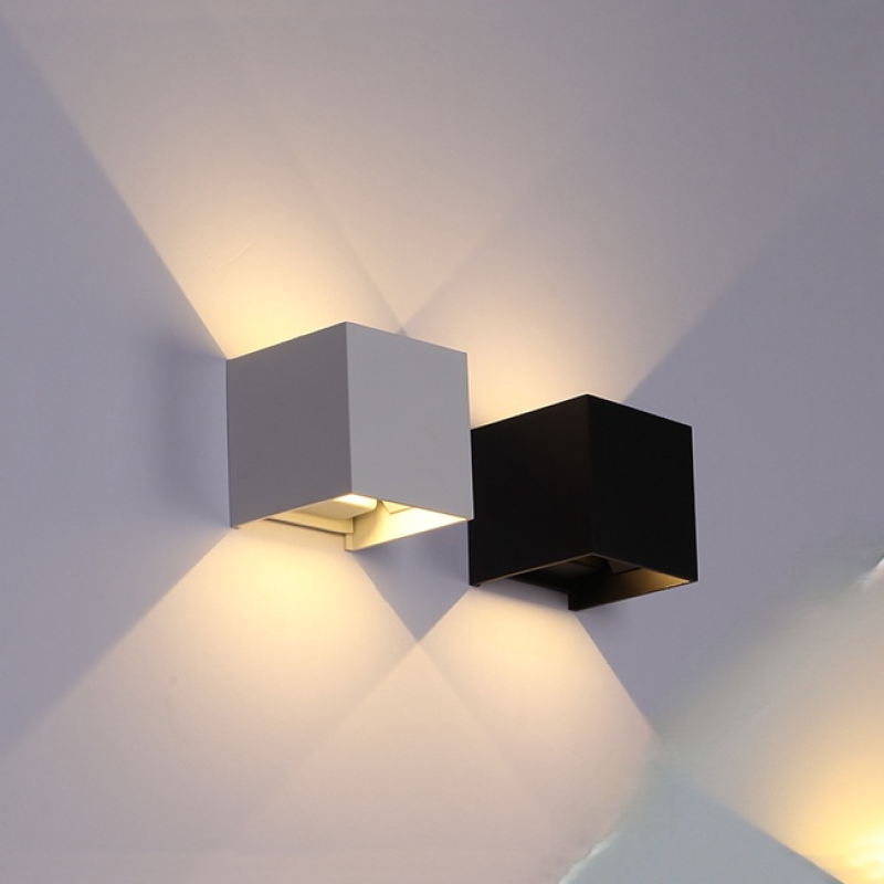 Nexu Modern Adjustable Square LED Outdoor Wall Lamp