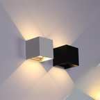 Nexu Modern Adjustable Square LED Outdoor Wall Lamp