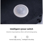 Elvon Nordic Arc Waterproof Outdoor LED Wall Lamp - Black