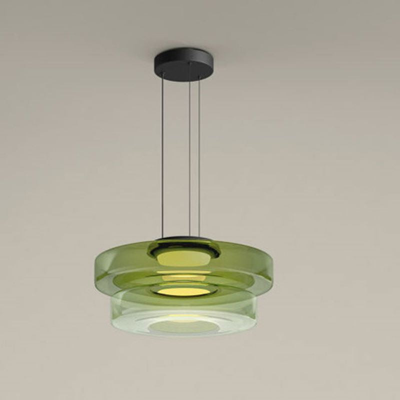 Jojo Multi-Tiered Glass Pendant Light