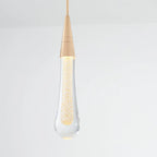 Gold Teardrop Pendant Light