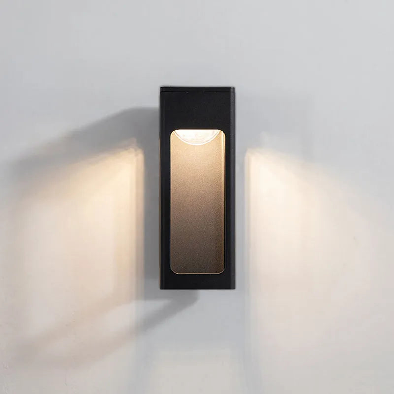 Solith Modern Waterproof Minimalist Geometric Outdoor Wall Light