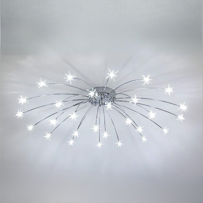 Arisha Art Deco Starry Flush-Mount Ceiling Light