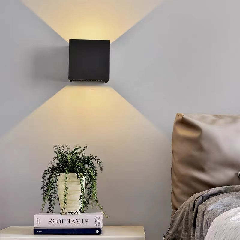 Nexu Modern Adjustable Square LED Outdoor Wall Lamp