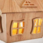 Aria Designer Wooden Flush Mount Ceiling Light for Children's Room