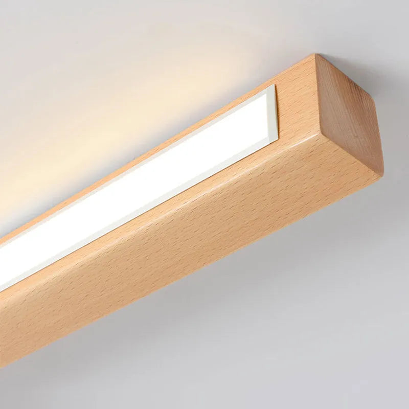Arisha Slim Linear Wooden Ceiling Light