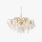 Kristy Luxury Wisteria Floral Crystal Chandelier