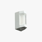 Marve Nordic Outdoor Up/Down Wall Sconce, White or Black
