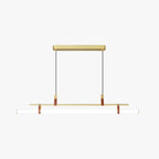 Inari Modern Linear Metal Pendant Light in Black and Gold