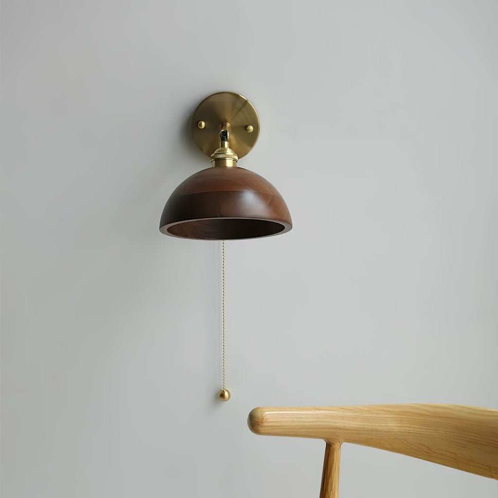 Eira Vintage Wall Sconce with Pull-Chain Switch