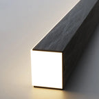 Arisha Minimalist Linear Metal Pendant Light, White or Black