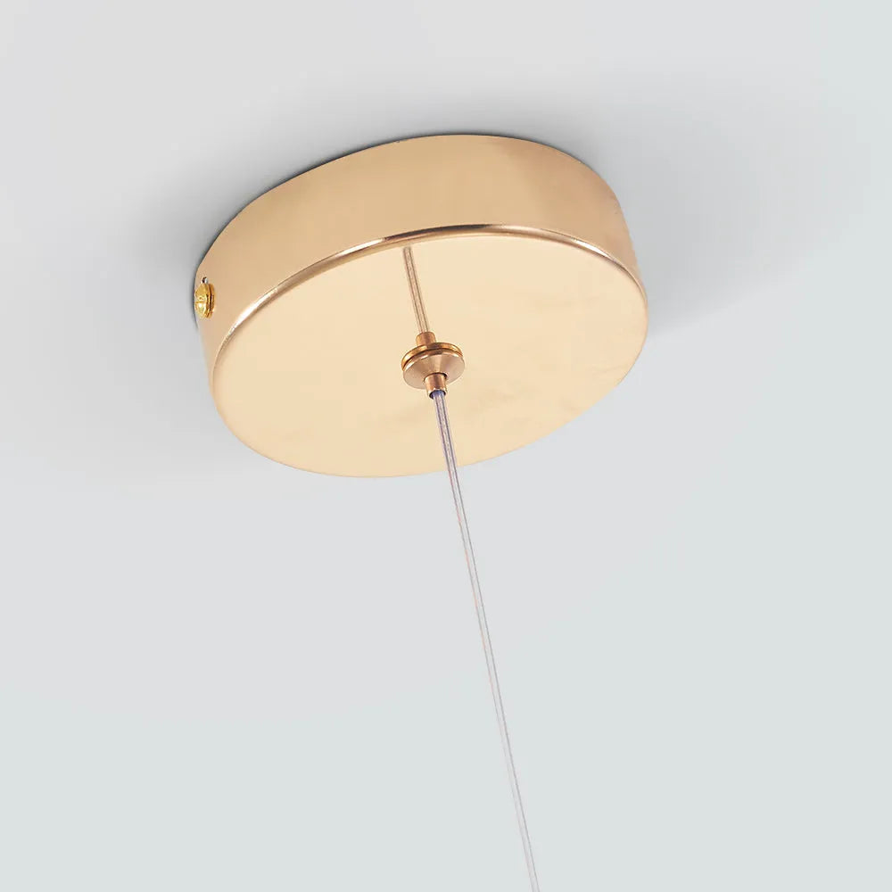 Gold Teardrop Pendant Light