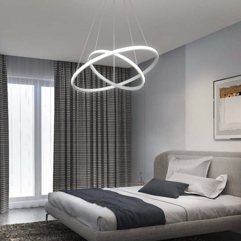 Zin Modern Ring Pendant Light, 2/3/4 Rings