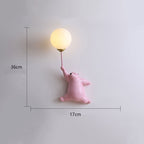 Bear Balloon Wall-Mounted Reading Lamp