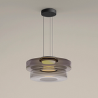 Jojo Multi-Tiered Glass Pendant Light