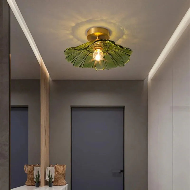 Calia Flower Glass Pendant & Ceiling Light