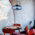 Valentina Modern Bread Shaped Glass Pendant Light, 6 Colour