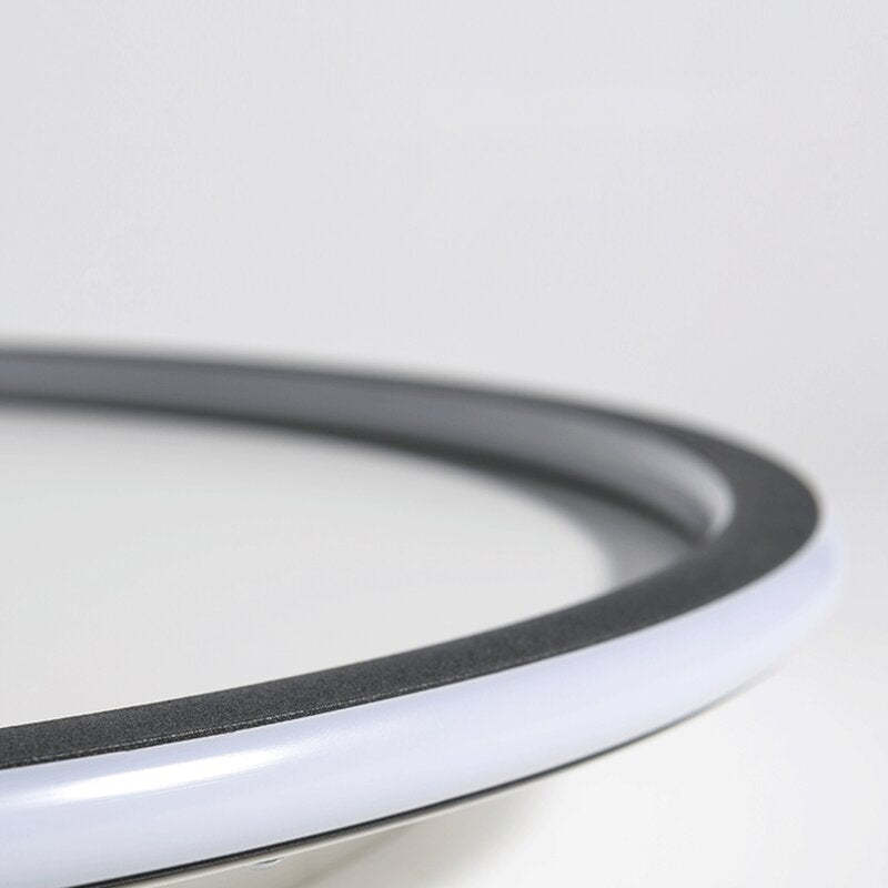 Quasso Modern Round LED Flush Mount Ceiling Light