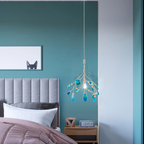 Aria Agate Colourful Chandelier for Bedroom or Living Room