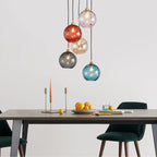Water-Rippled Glass Pendant Lighting
