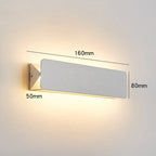 Arisha Rotatable LED Indoor Metal Wall Lamp - White