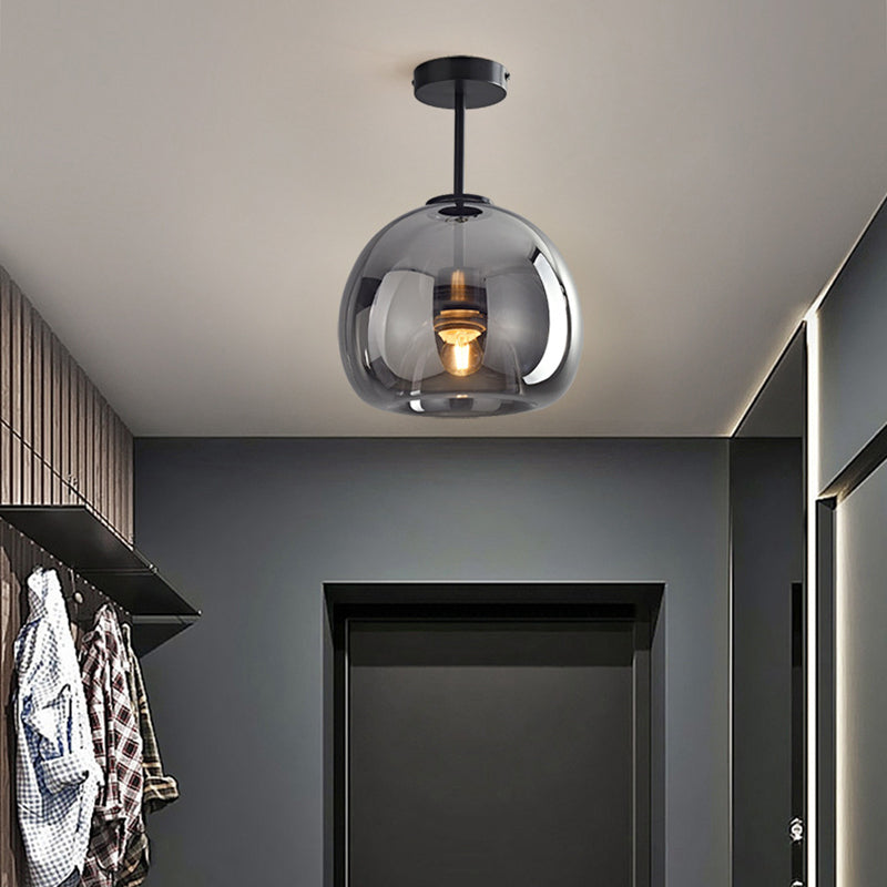 Rhea Glass Convertible Ceiling Light