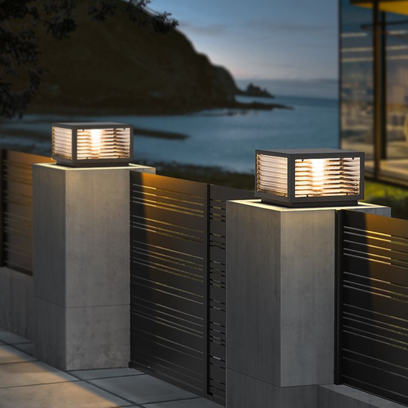 Vetra Vintage Metal LED Outdoor Light Post
