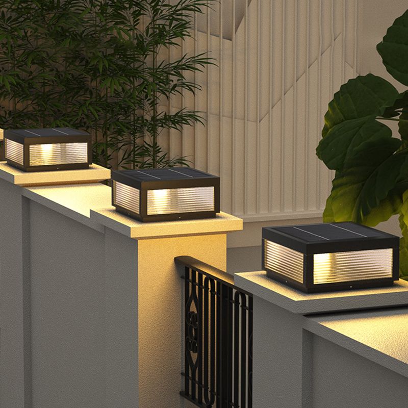 Vetra Vintage Metal LED Outdoor Light Post