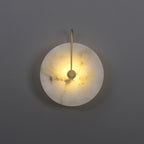 Kristy Iconic Round Alabaster LED Wall Lamp