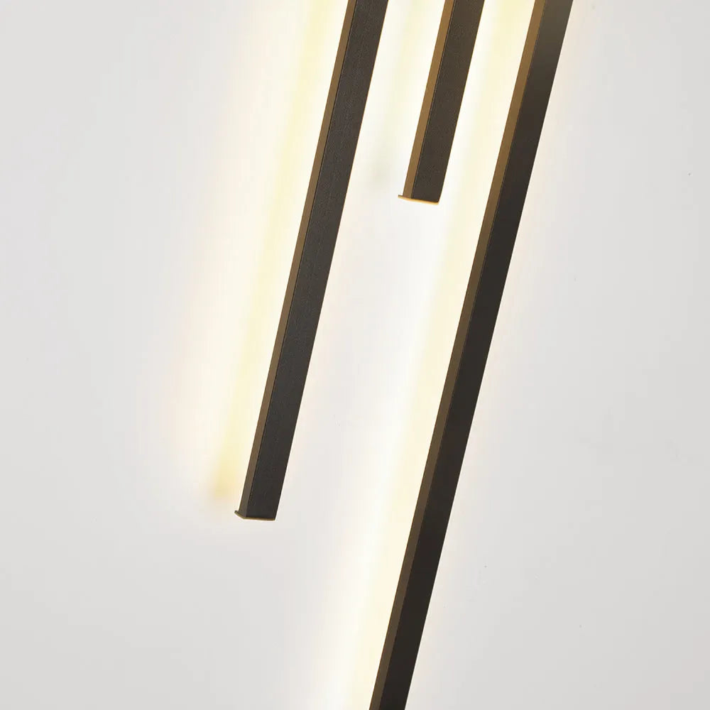 Saela Modern Linear 2 Colour Metal Wall Lamp