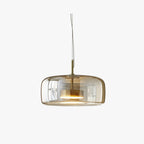 June Morden Glass Pendant Light in Clear, Smoky, or Amber