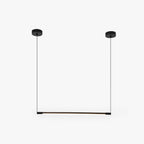 Zynar Minimalist Linear Pendant Light in Black